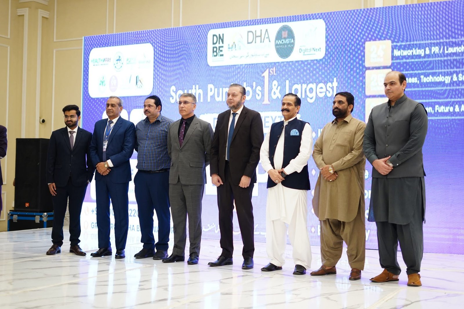 Digital Next team members at an expo event